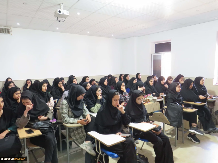برگزاری جلسه کارآفرینی با حضور مهندس امامی فر در آموزشکده  دختران میبد 5