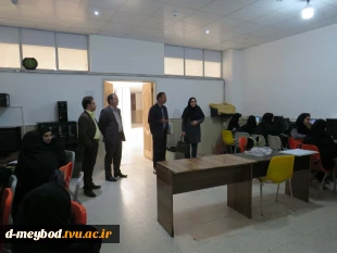 بازدید تیم نظارت و ارزیابی دانشگاه یزداز آموزشکده ملی مهارت دختران میبد 10