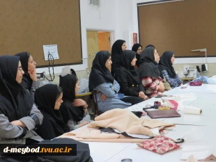 تقدیر از استاد کارآفرین به مناسب آغاز هفته کار آفرینی در آموزشکده ملی مهارت دختران میبد 5