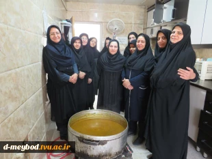 برپایی موکب فاطمی و توزیع عدسی درآستانه شهادت حضرت زهرا(س) در اموزشکده ملی مهارت دختران مسید 4