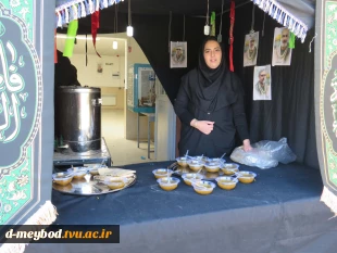 برپایی موکب فاطمی و توزیع عدسی درآستانه شهادت حضرت زهرا(س) در اموزشکده ملی مهارت دختران مسید 5