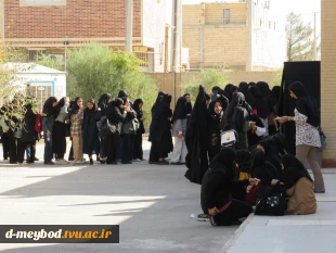 برپایی موکب فاطمی و توزیع عدسی درآستانه شهادت حضرت زهرا(س) در اموزشکده ملی مهارت دختران مسید 2