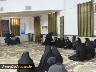 برگزاری مراسم پرشکوه عزاداری شهادت حضرت زهرا(س) در آموزشکده ملی مهارت دختران میبد 5