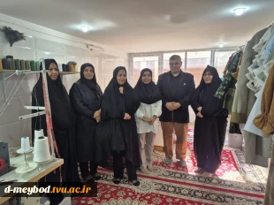 بازدید از کارگاه دانشجویان کارآفرین به مناسبت هفته کارآفرینی در آموزشکده ملی مهارت دختران میبد 5