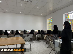 نشست تخصصی «از ایده تا هویت: طراحی حرفه‌ای برند بوک» در دانشگاه ملی مهارت دختران میبد 4