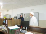 بازدید نماینده نهاد رهبری از دانشگاه ملی مهارت دختران میبد و تأکید بر ترویج فرهنگ نماز 3