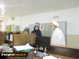 بازدید نماینده نهاد رهبری از دانشگاه ملی مهارت دختران میبد و تأکید بر ترویج فرهنگ نماز 3