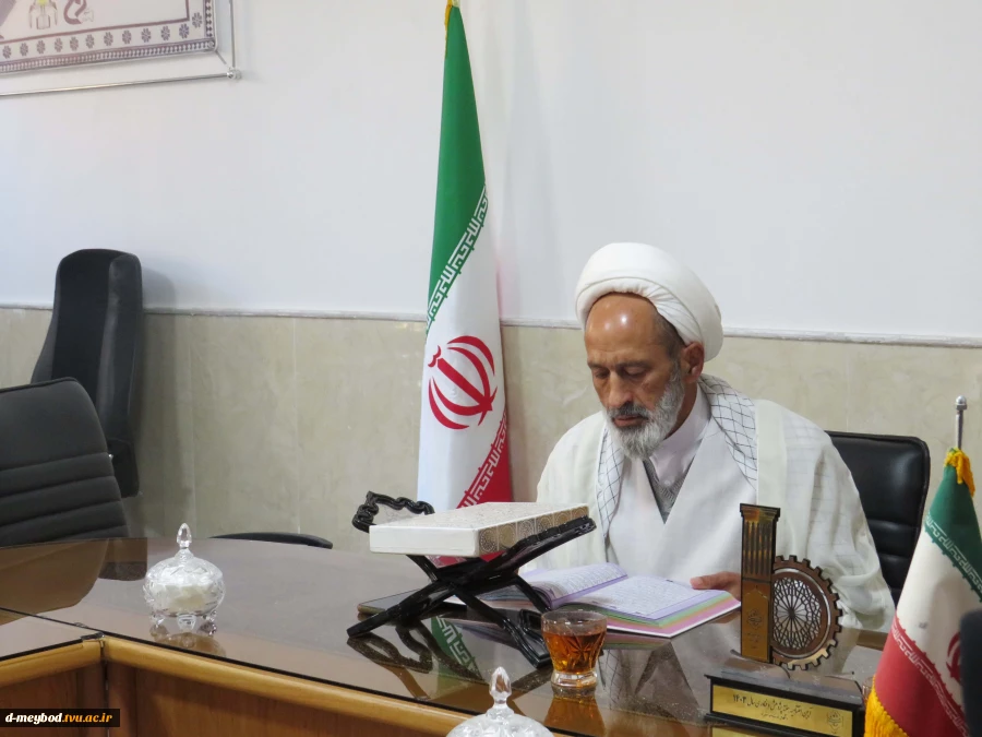 بازدید نماینده نهاد رهبری از دانشگاه ملی مهارت دختران میبد و تأکید بر ترویج فرهنگ نماز 6