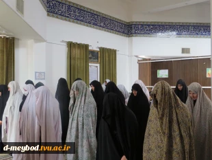 بازدید نماینده نهاد رهبری از دانشگاه ملی مهارت دختران میبد و تأکید بر ترویج فرهنگ نماز 8