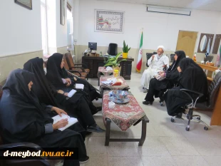 بازدید نماینده نهاد رهبری از دانشگاه ملی مهارت دختران میبد و تأکید بر ترویج فرهنگ نماز 13