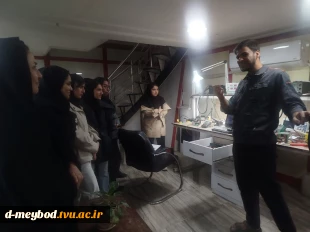 بازدید علمی دانشجویان کامپیوتر از کارگاه کارآفرینی در میبد 3