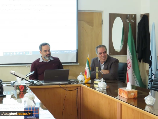 برگزاری جلسه تخصصی آموزشی با حضور دکتر امیدپناه ودکتر عمرانی در آموزشکده ملی مهارت دختران میبد