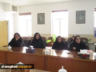 برگزاری جلسه تخصصی آموزشی با حضور دکتر امیدپناه ودکتر عمرانی در آموزشکده ملی مهارت دختران میبد 4