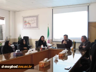 برگزاری جلسه تخصصی آموزشی با حضور دکتر امیدپناه ودکتر عمرانی در آموزشکده ملی مهارت دختران میبد 7