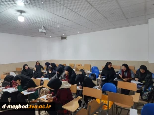 برگزاری سمینار تخصصی «نقش فناوری نانو و انرژی‌های نو در مدیریت بحران در مناطق کویری یزد»در آموزشکده ملی مهارت دختران میبد 4