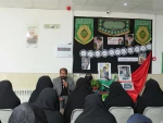 مراسم بزرگداشت  و خونخواهی رهبر شهید، نماد استقامت و شجاعت ملت در آموزشکده ملی مهارت دختران میبد 7