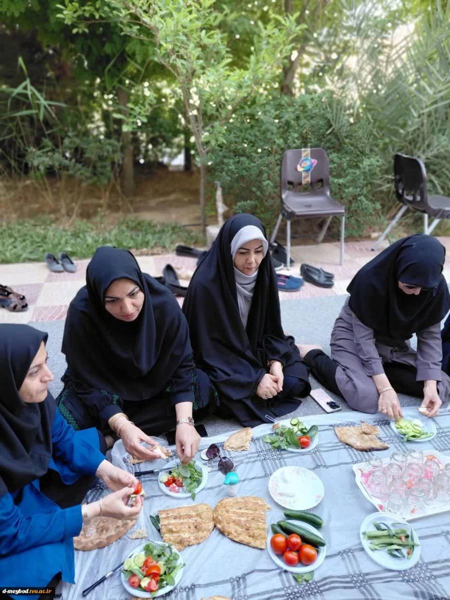 یاده‌روی و دورهمی صمیمانه همکاران آموزشکده ملی مهارت دختران میبد  به مناسبت  هفته کرامت و میلاد با سعادت امام رضا (ع)
 2