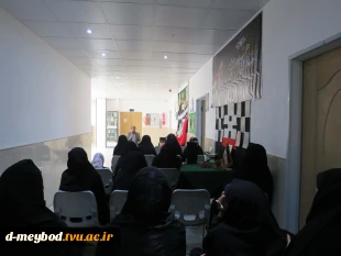 برگزاری مراسم دومین سالگرد شهادت شهید آیت‌الله سید ابراهیم رئیسی و سایر شهدای پرواز اردیبهشت، با حضور پرشور کارکنان آموزشکده ملی مهارت دختران میبد 5