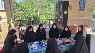 هم‌زمانی عزای آل‌الله و غرورآفرینی آزادسازی خرمشهر؛ تجلی ارادت کارکنان آموزشکده ملی مهارت دختران میبد  6