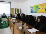 نشست بصیرتی «سیره امیرالمؤمنین علی(ع) در مدیریت چالش‌های اجتماع» در آموزشکده ملی مهارت دختران میبد 7