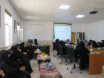 نشست بصیرتی «سیره امیرالمؤمنین علی(ع) در مدیریت چالش‌های اجتماع» در آموزشکده ملی مهارت دختران میبد 12