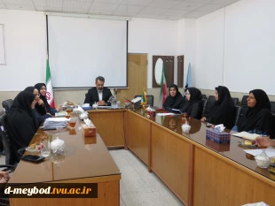 برگزاری جلسه شورای آموزشی آموزشکده ملی مهارت دختران میبد با حضور معاون آموزشی استان 7