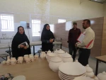 بازدید ریاست  آموزشکده ملی مهارت دختران میبد از کارگاه سرامیک 6