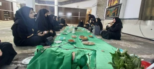 برگزاری مراسم عزاداری حضرت ابا عبدالله الحسین (ع) و گرامیداشت وداع و تشییع رهبر شهید در آموزشکده ملی مهارت دختران میبد  7