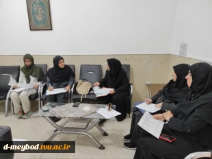 برگزاری جلسه آموزشی با هدف برنامه‌ریزی درسی ترم ۰۵۱ 5