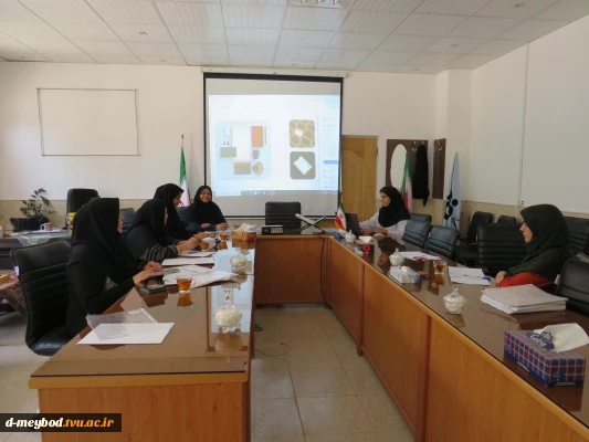برگزاری جلسه مصاحبه علمی و تخصصی مدرسان رشته گرافیک در آموزشکده ملی مهارت دختران میبد