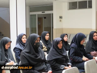 برگزاری مانور پناهگاهی و تخلیه اضطراری در آموزشکده ملی مهارت دختران میبد 5