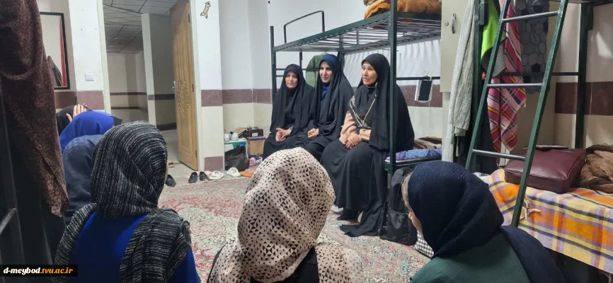 برگزاری طرح «این بار ما به دیدن شما می‌آییم» در خوابگاه دانشجویان آموزشکده دختران میبد